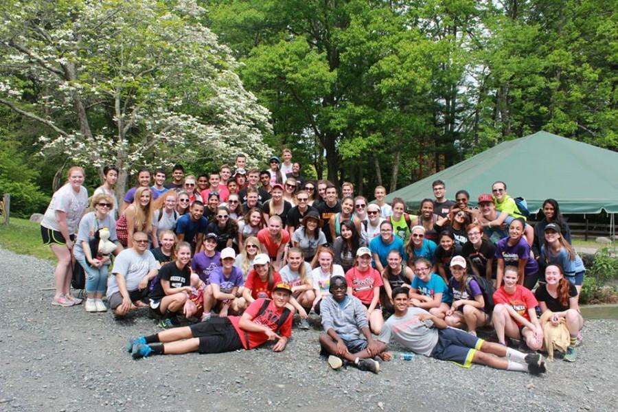 The Peer Mentors of HHS bonding on their camping retreat earlier this year.