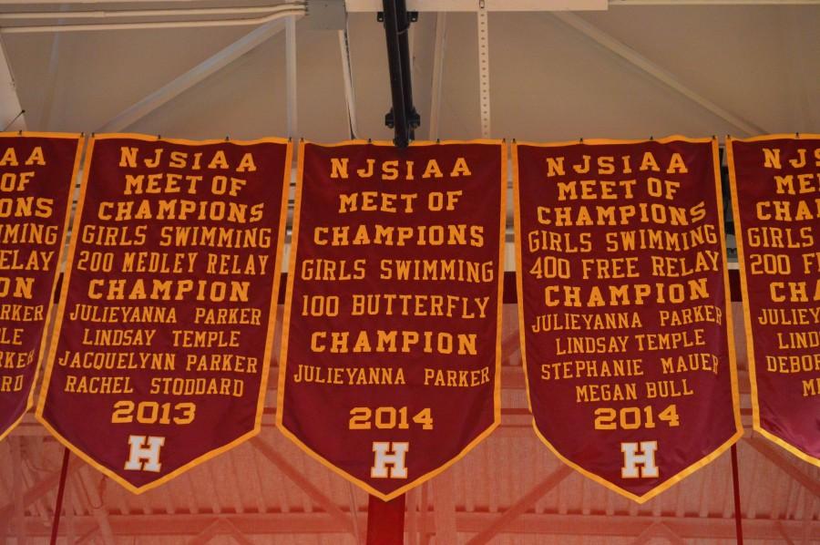 Senior Julieyanna Parker's name graces eight banners in the gym. No small feat for any athlete.