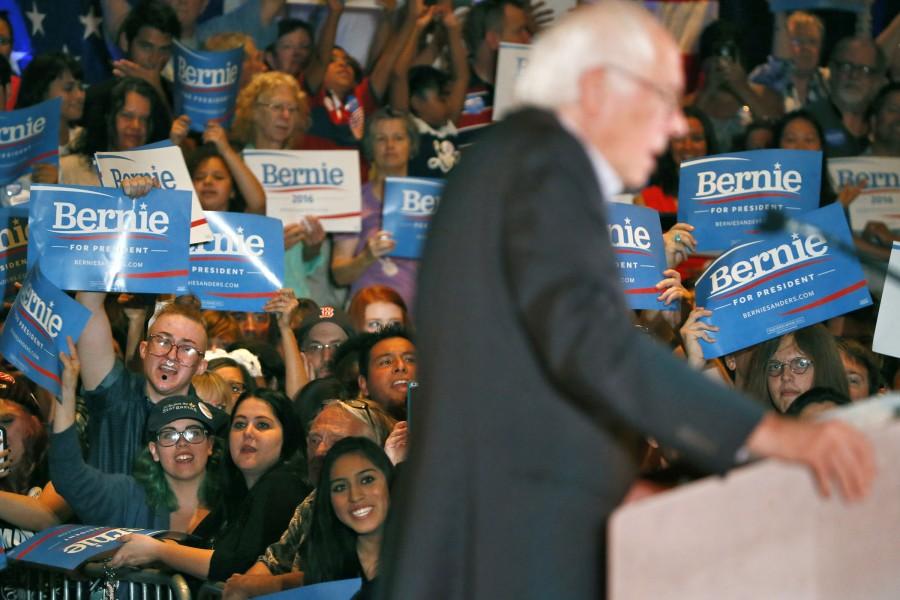 Democratic presidential candidate Bernie Sanders speaks at Sheraton Dallas Hotel on July 19, 2015 in Dallas. 