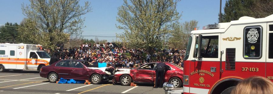 The Every 15 Minutes DWI simulation was one of several poignant moments in the two-day event for seniors.