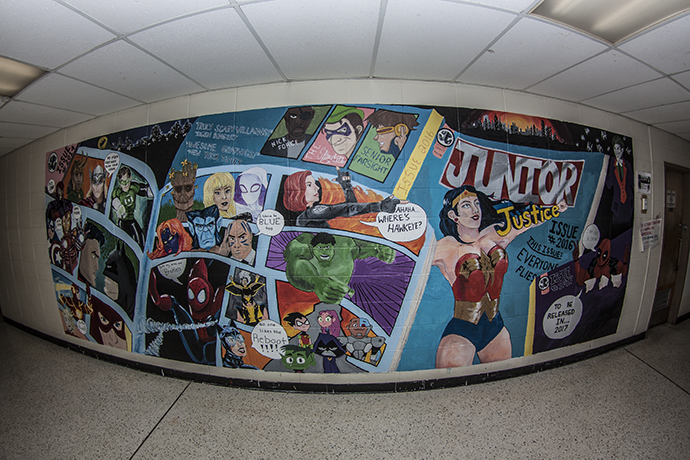 Junior Justice mural.