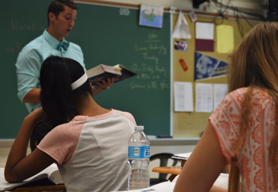 English teacher AJ Smith instructs his ICP class in the fine art of literary analysis.