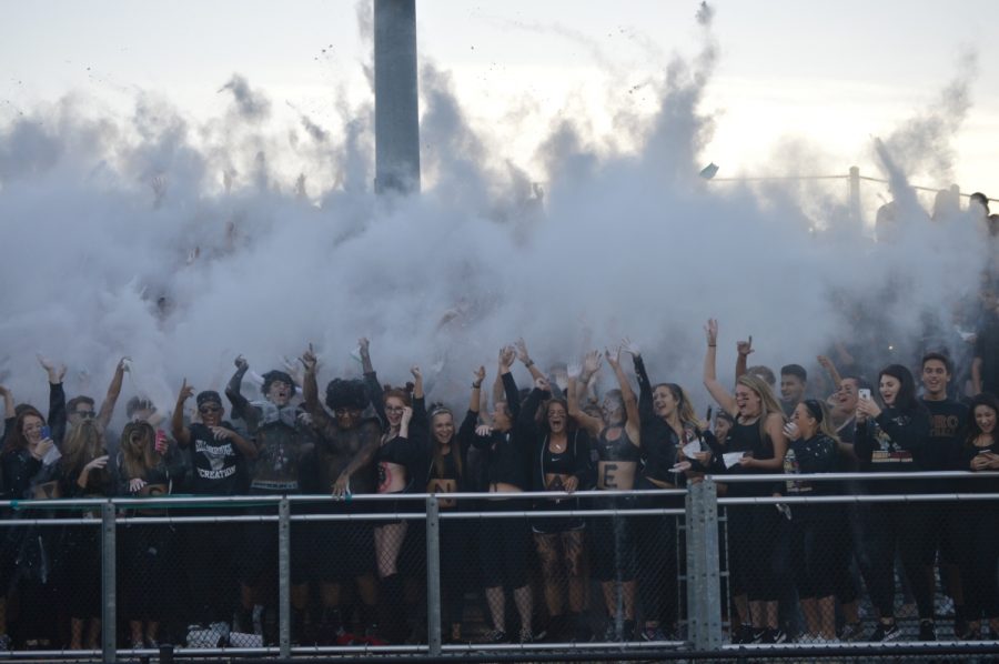 Football super fans brought passion and energy to the stands when the team squared off against rival Bridgewater-Raritan.