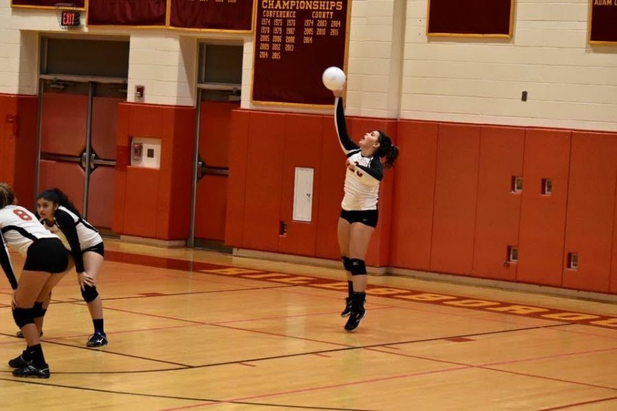 Junior Jillian Boose serves up fury for the Lady Raiders 