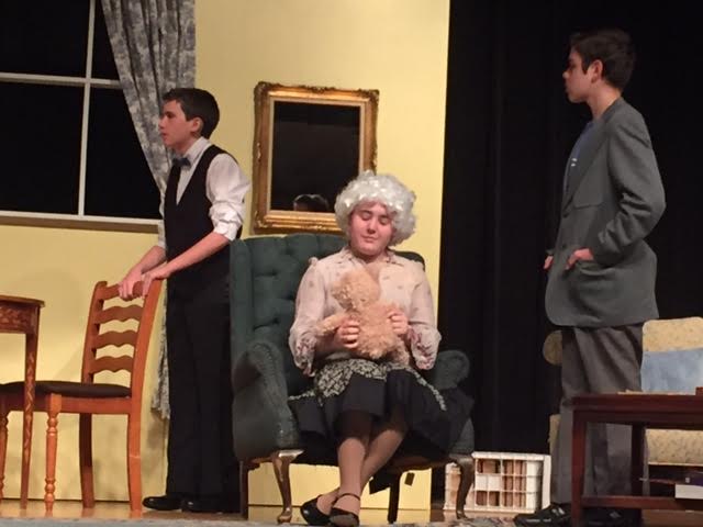 Senior Katie Ciurleo performed Mrs. Savage, the lead role, in HHS Drama's production of The Curious Savage.