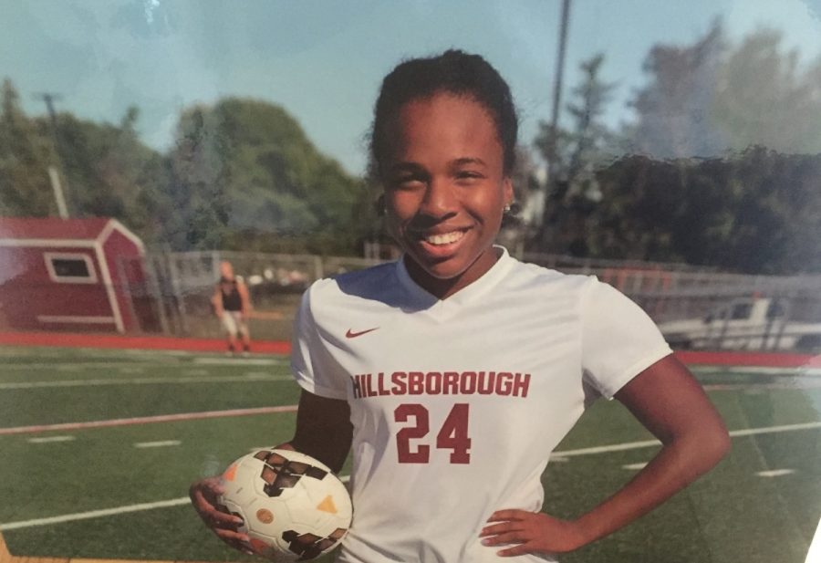 Senior Kristen Malebranche, a soccer standout, will graduate next month and enroll in college.