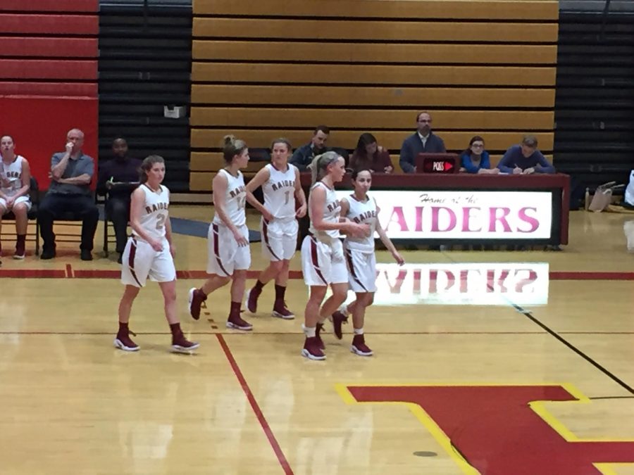 The Lady Raiders took to the court against North Hunterdon earlier this year. The Raiders lost a close 47-43 game to the Lions.