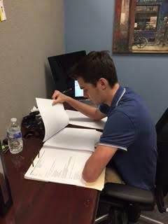 Senior Danny Kozimbo did his REACH Internship under the supervision of lawyer Frank Blandino.