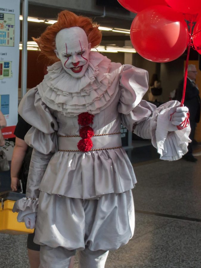 Pennywise costume as seen at the 2017 Comic Con in Montreal.