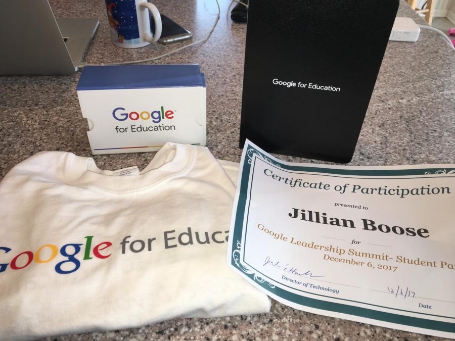 The goodies were aplenty for Goggle Summit attendees such as Jillian Boose.