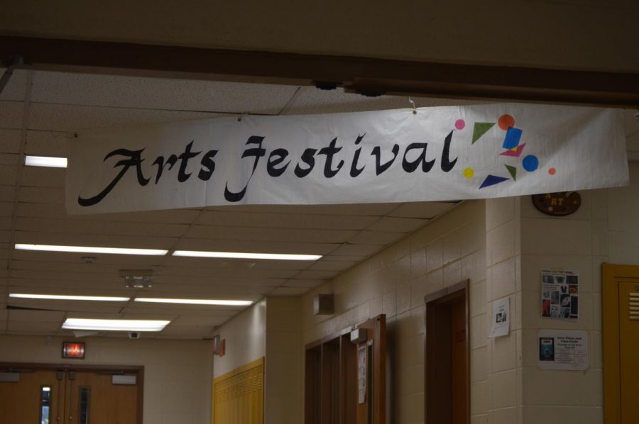 The Winter Arts Festival showcased an assortment of talented art works from first semester art students.