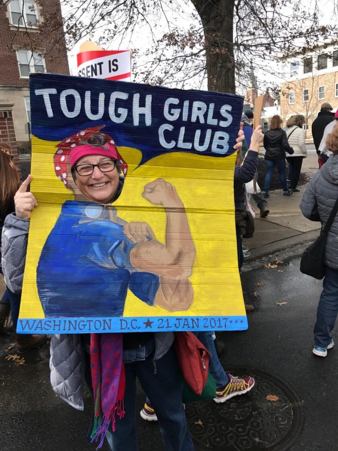 The "tough girls" were out in force in Morristown to partake in the year's "Women's March."