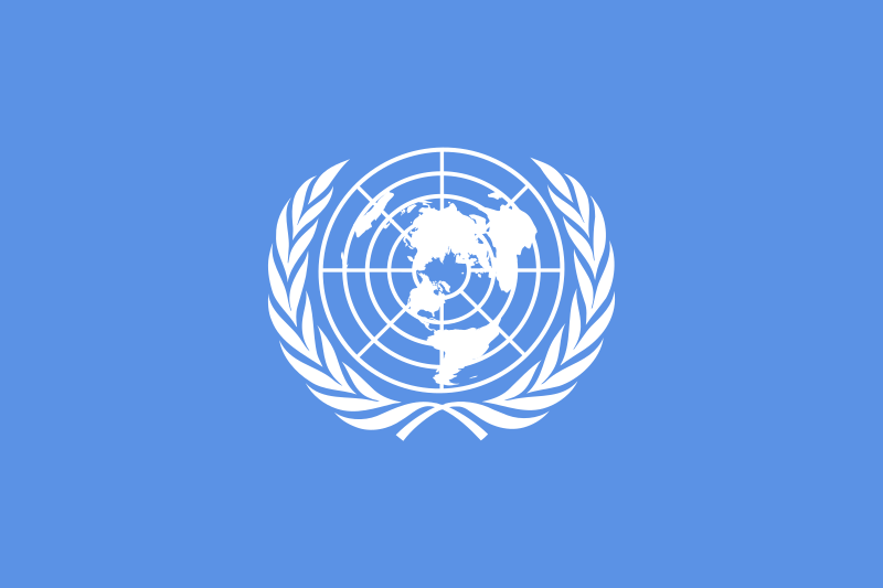 The flag of the Model United Nations, which HHS recently competed in, serving as Japan and New Zealand.