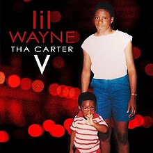 Similar to the last 4 "Carter" album covers, Lil Wayne is pictured as a child.