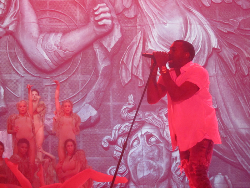 Kanye West performing at Austin City Limits Music Festival on September 16, 2011 in Austin, Texas.