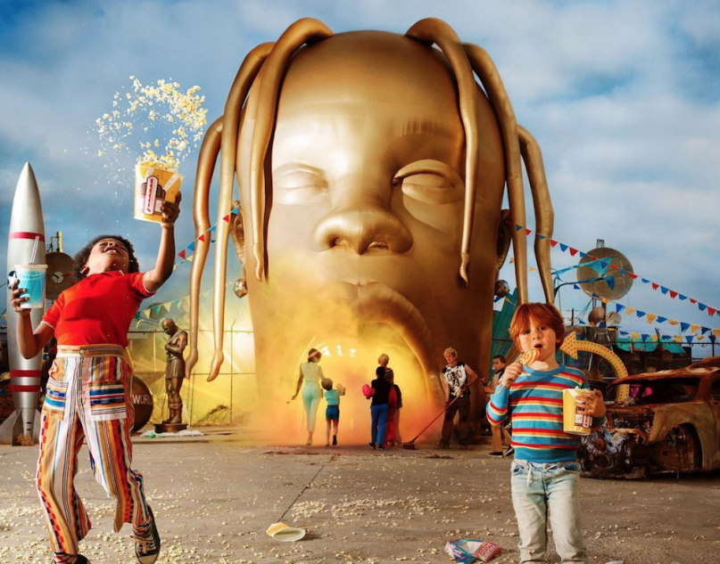 Travis Scott's "SICKO MODE", from his album Astroworld, was released as a video earlier this month.