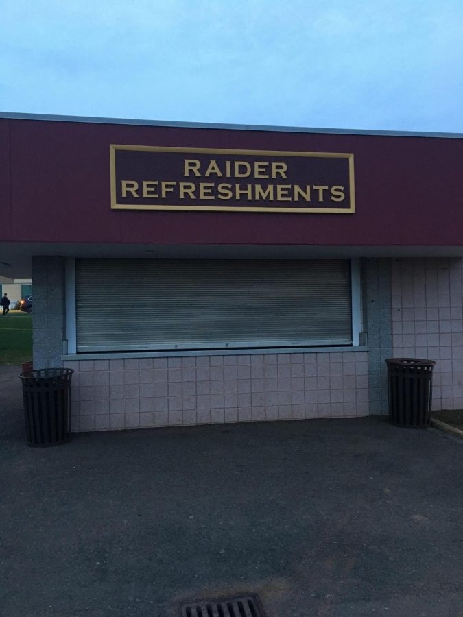 Luckily the concession stand was not damaged in the fire on Oct. 8.