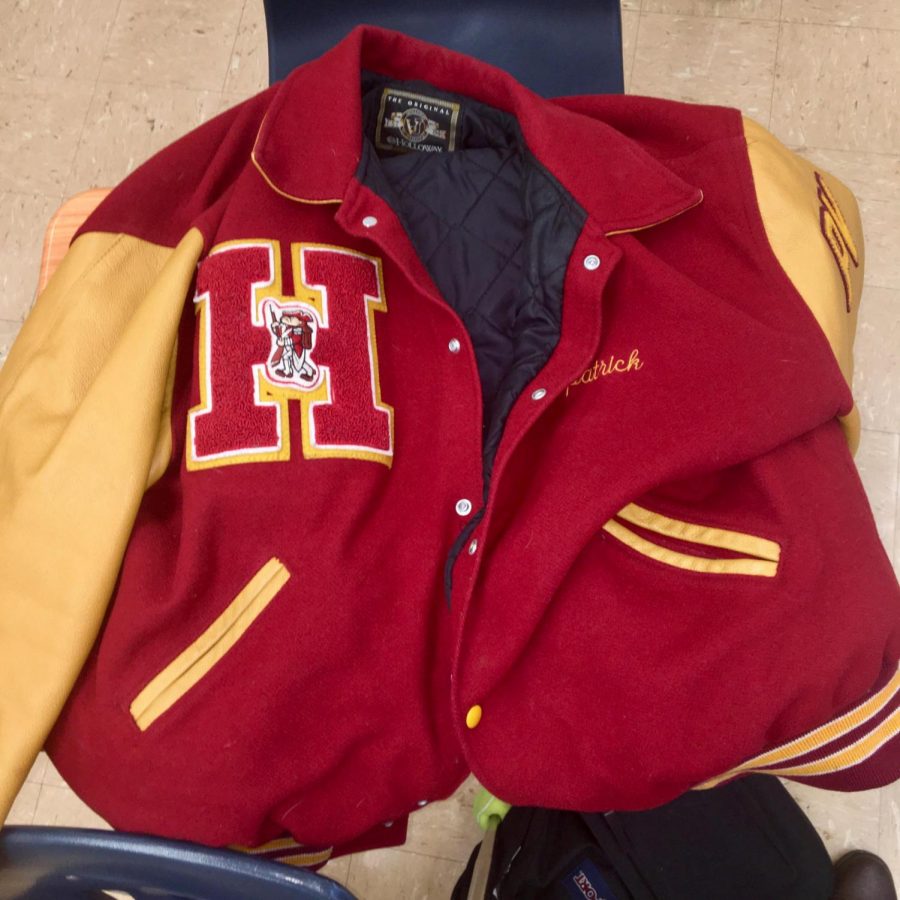 The much coveted varsity jacket that will remain out of reach for this year's dance team members. 