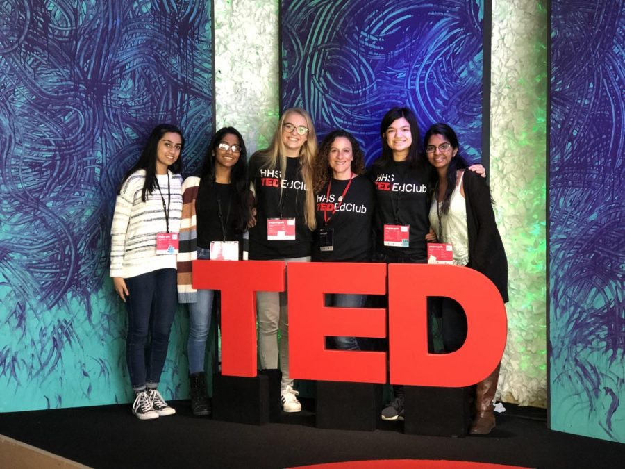 HHS's TED Ed Club members represented the school's chapter in New York City last month.