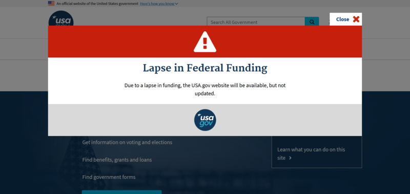 The government shutdown is impacting funding and little hope appears to be in sight.