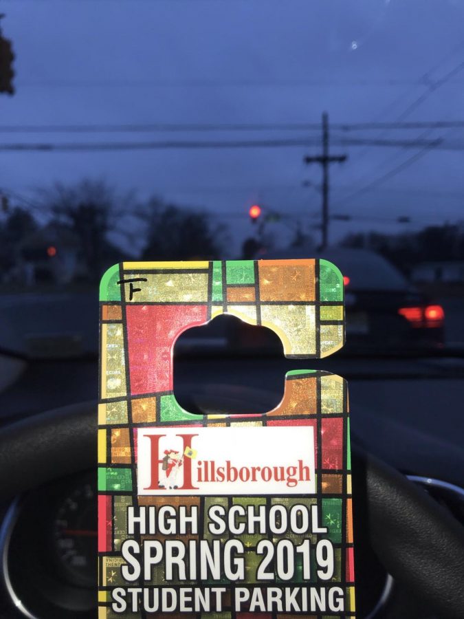 The HHS 2019 Spring Student Parking Pass is a hot commodity.