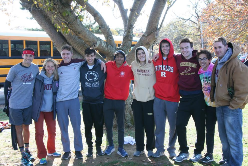 Varsity cross country team returning to HHS after a meet.
Photo courtesy of Eric Rosenthal