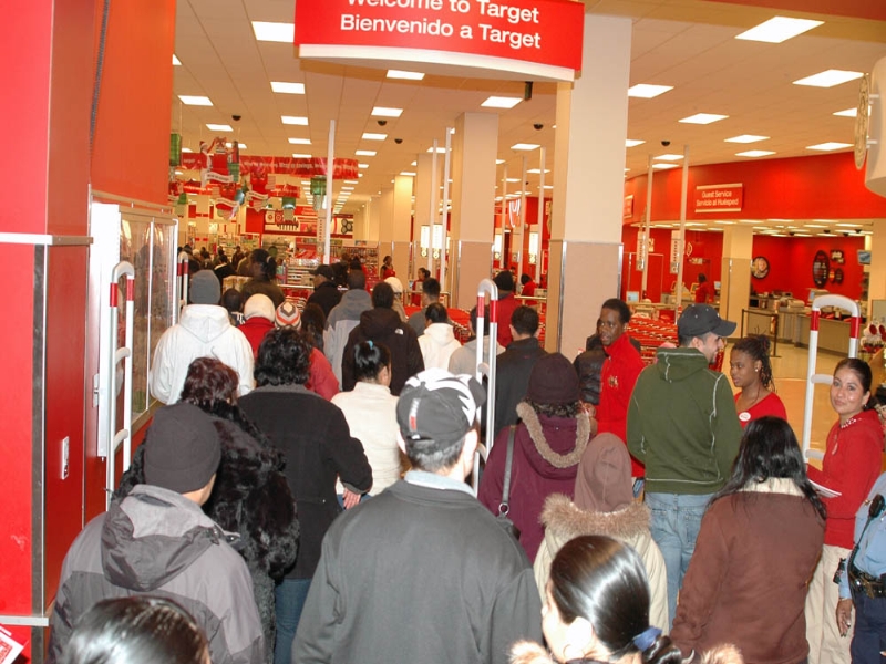 Black Friday shopping is one of the largest and busiest shopping days of the year.