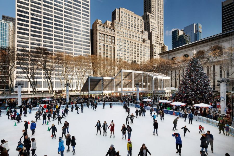 Bryant park is just one of the numerous holiday attractions NYC has to offer