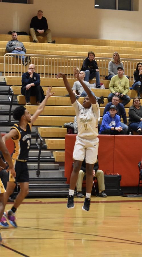 Senior guard Allen Holmon was among one of the standout Winter athletes. He had the most three pointers recorded in program history.