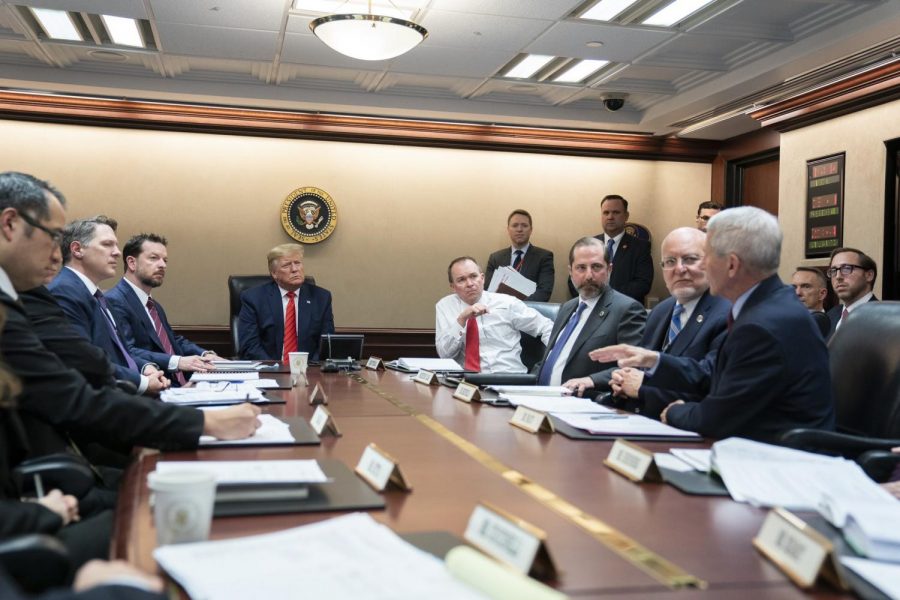 Donald Trump at Coronavirus Briefing