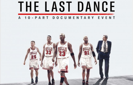 The poster for ESPN's "The Last Dance"