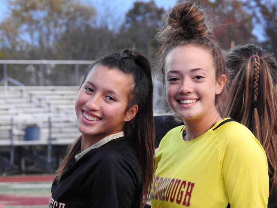 Two returning seniors, Ashley Nitschke (left), and Megan Wilke (right), prepare for finale seasons on their superb high school careers.