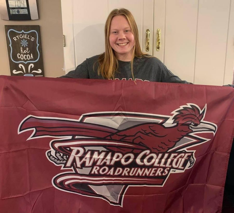 Senior Katie Rygiel Commits to Ramapo College of New Jersey. 