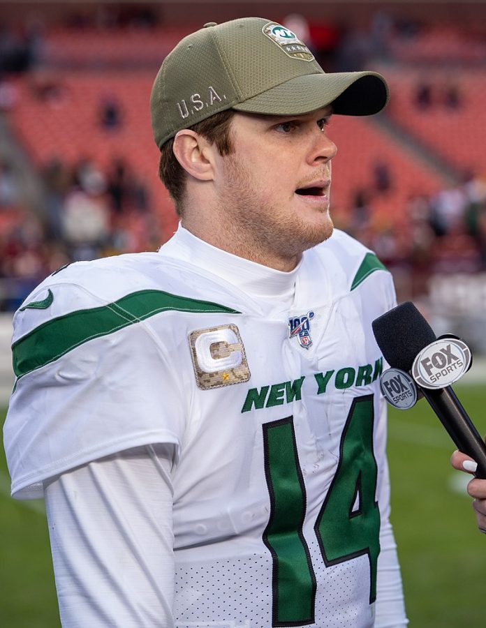 Sam Darnold, quarterback for the New York Jets.