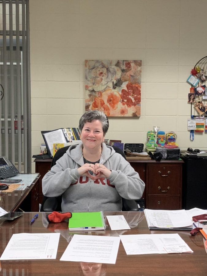 Principal Karen Bingert will say goodbye to the HHS family at the end of this academic year.