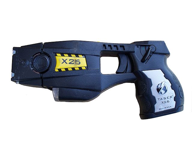 Typical taser gun that is issued to cops.