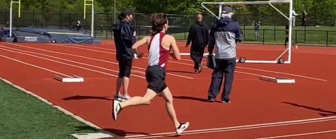 Student Athlete, Sam Renz participates in track and cross country meets year-round. 