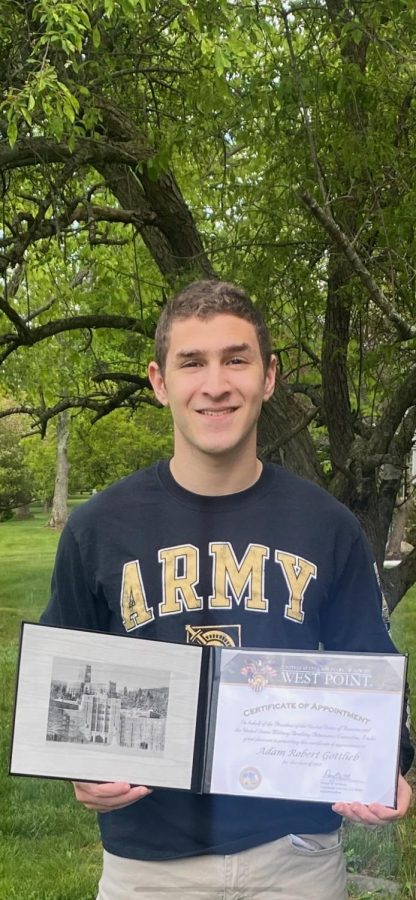 Senior Adam Gottlieb prepares to start his journey at West Point this summer. 