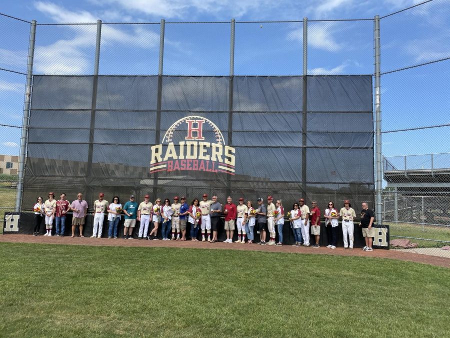 Hillsborough Baseball's Senior Class.