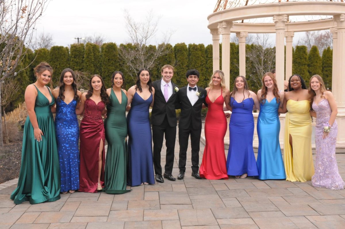 Pictured left to right: Devin Redziniak, Sydney Russo, Paige Romano, Milan Citarella, Isabella Ruffa, Domonick Navarro, Ansh Agrawl, Natalia Simock, Vivia Wasserman, Elizabeth Wilke, Addison Whitney, Paige Hahoffer