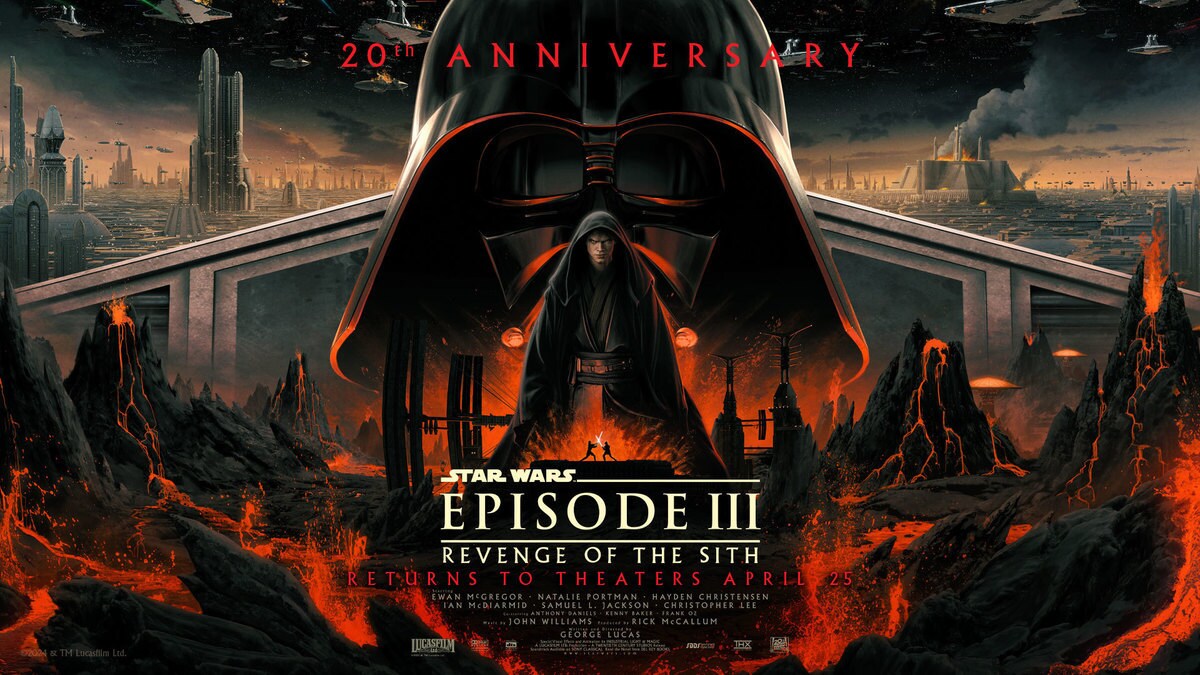 Star Wars returns to theaters for the film's 20th anniversary this past April. published under fair use
