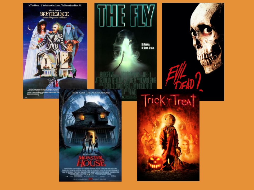 Collection of featured film posters, published under fair use act