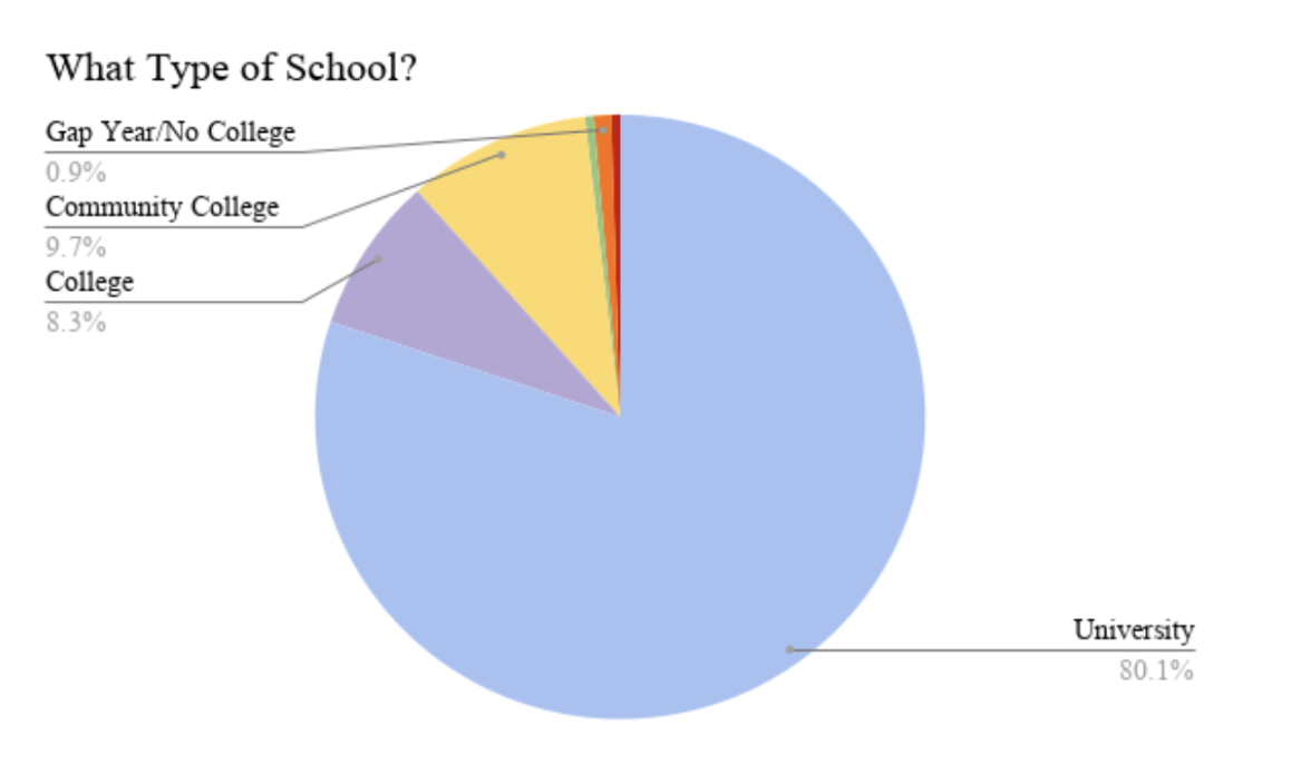 Google form data collected from Hillsborough seniors showcases future plans.